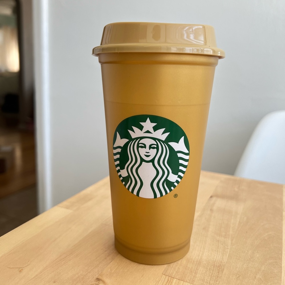 Starbucks 2021 Limited Edition Gold Hot Cup
